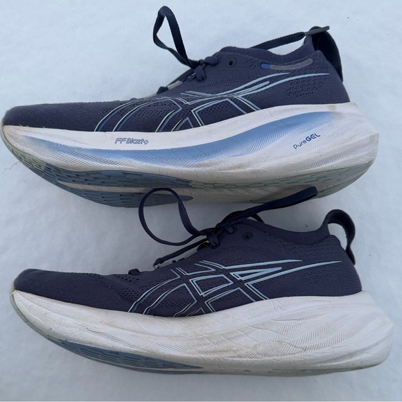 Asics Gel-Nimbus 26 women’s thunder blue-sapphire running walking shoe sz.7 1/2 - Picture 7 of 10